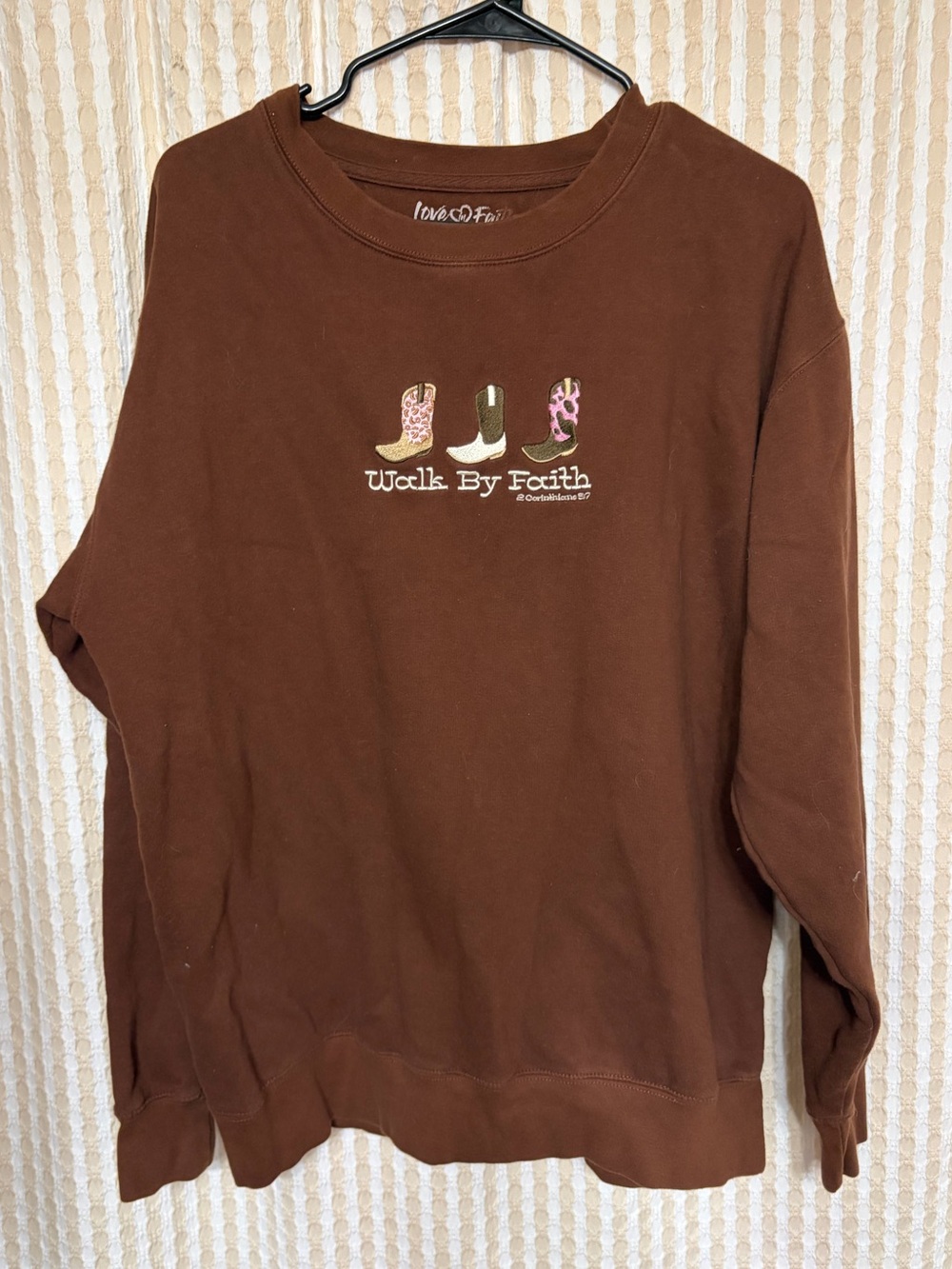 Love in Faith 'Walk By Faith' Sweatshirt